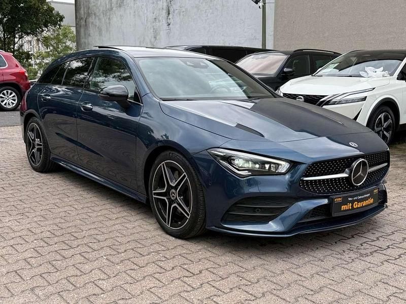 Gebraucht Mercedes CLA200 AMG 150 PS (110 kW) 2021 Denimblau  metalliclack Kombi