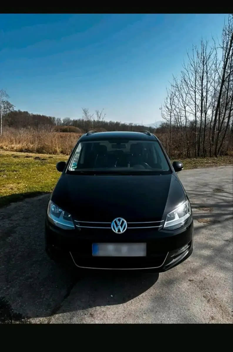 Gebraucht VW Sharan 150 PS (110 kW) 2014 Schwarz Van / Kleinbus