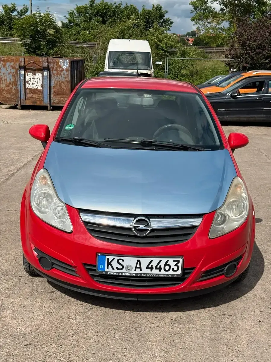 Gebraucht Opel Corsa 95 PS (69 kW) 2008 Rot Kleinwagen