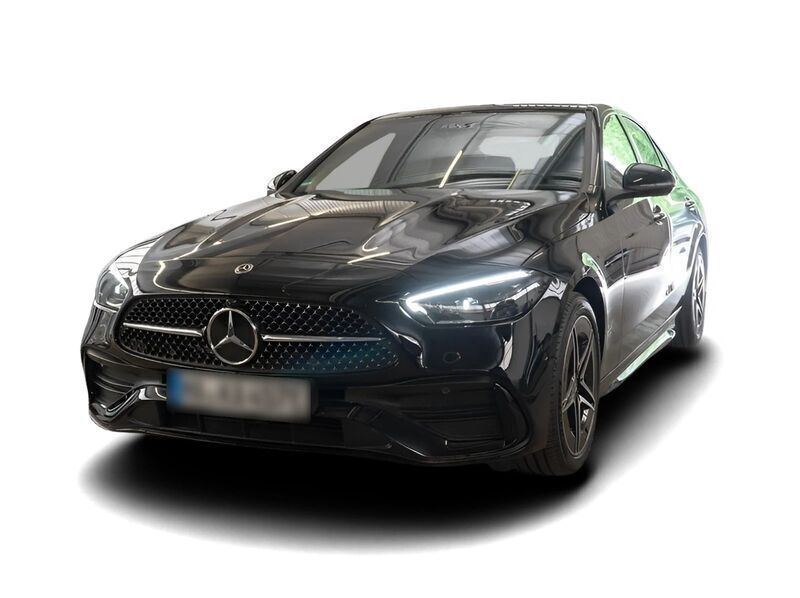 Schwarz Gebraucht 2024 Mercedes C300e AMG Limousine | 51.949 € (Superpreis) - Bild 1/4