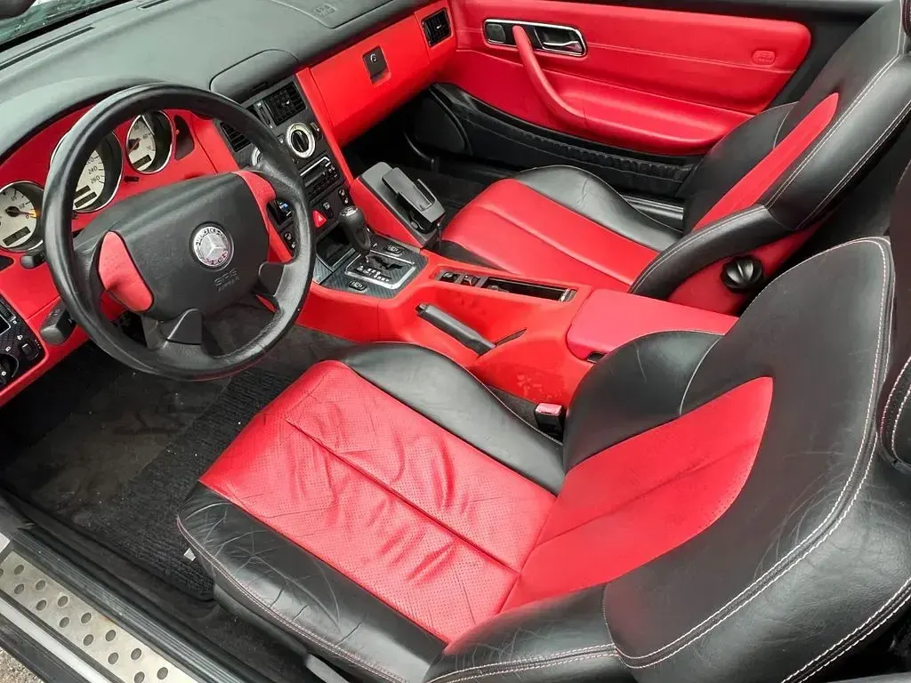 Gebraucht Mercedes SLK200 136 PS (100 kW) 1997 Silber Cabrio
