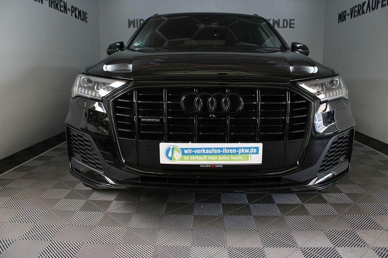 Schwarz Gebraucht 2022 Audi Q7 S-Line SUV | 54.900 € (Superpreis) - Bild 1/4