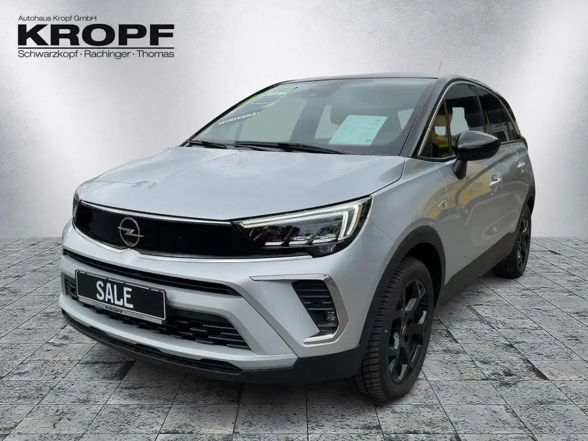 Gebraucht Opel Crossland X Elegance 110 PS (80 kW) 2023 Lackierung aluminiumgrau/meta SUV