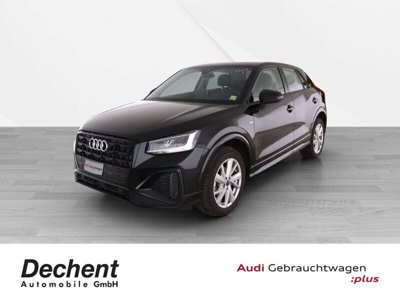 Mythosschwarz metallic Gebraucht 2024 Audi Q2 S-Line SUV | 35.580 € (Teuer) - Bild 1/1