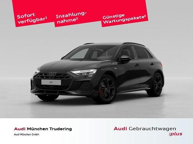 Mythosschwarz metallic Gebraucht 2025 Audi A3 Sportback e-tron S-Line Limousine | 54.900 € (Fairer Preis) - Bild 1/2