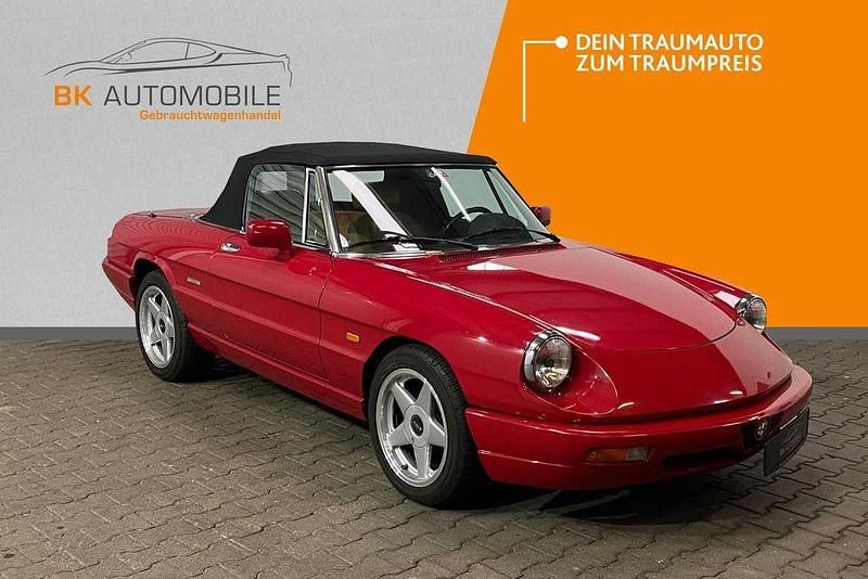 Gebraucht Alfa Romeo Spider 120 PS (88 kW) 1991 Rot Cabrio