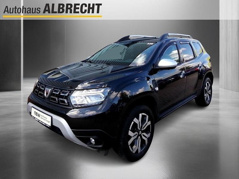 Perlmuttschwarz Gebraucht 2022 Dacia Duster Prestige SUV | 18.490 € (Fairer Preis) - Bild 1/4