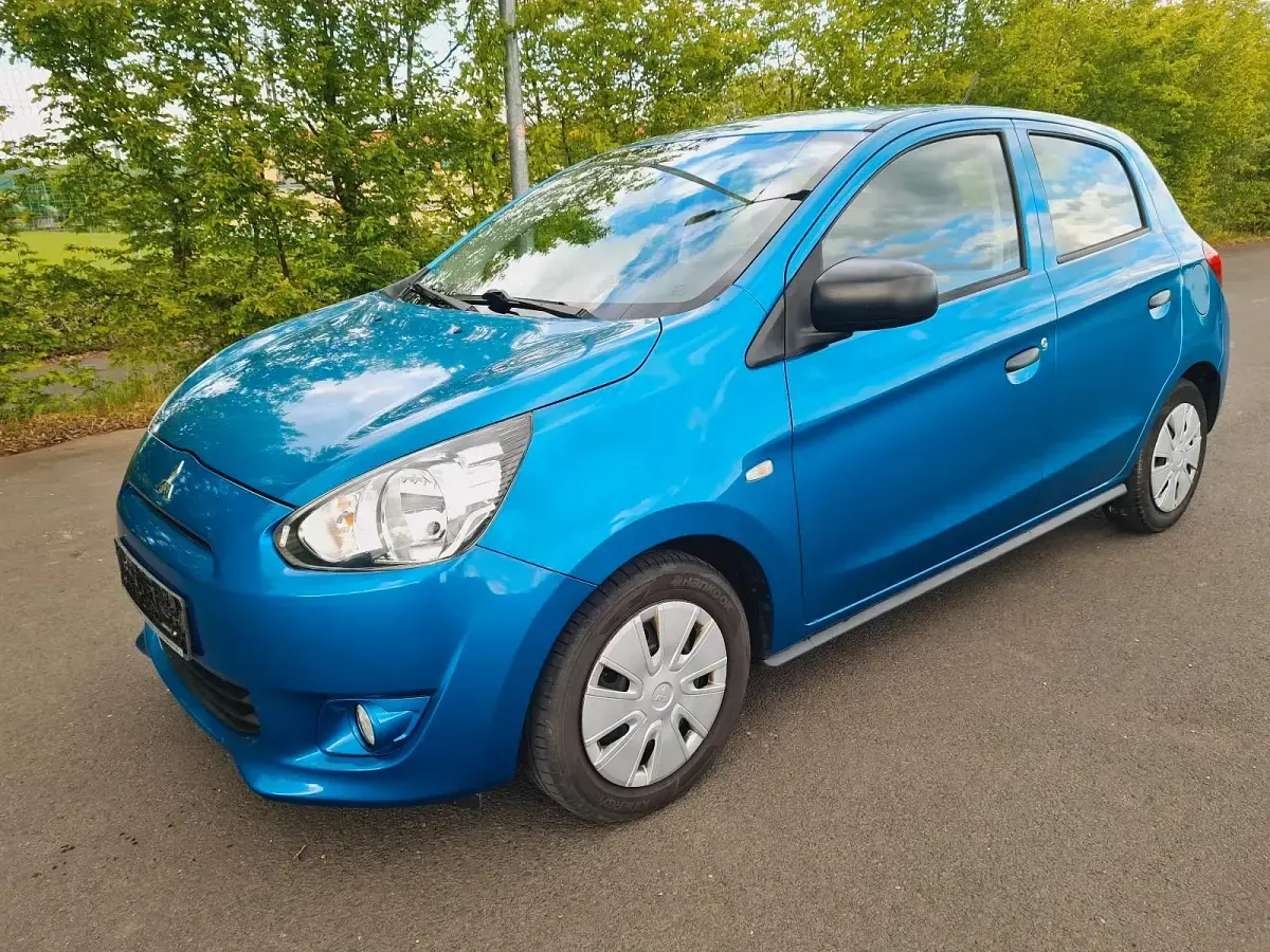 Brugt Mitsubishi Space Star 70 HK (51 kW) 2015 Blå Hatchback