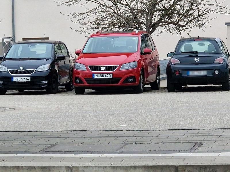 Gebraucht Seat Alhambra 177 PS (130 kW) 2012 Rot Van / Kleinbus