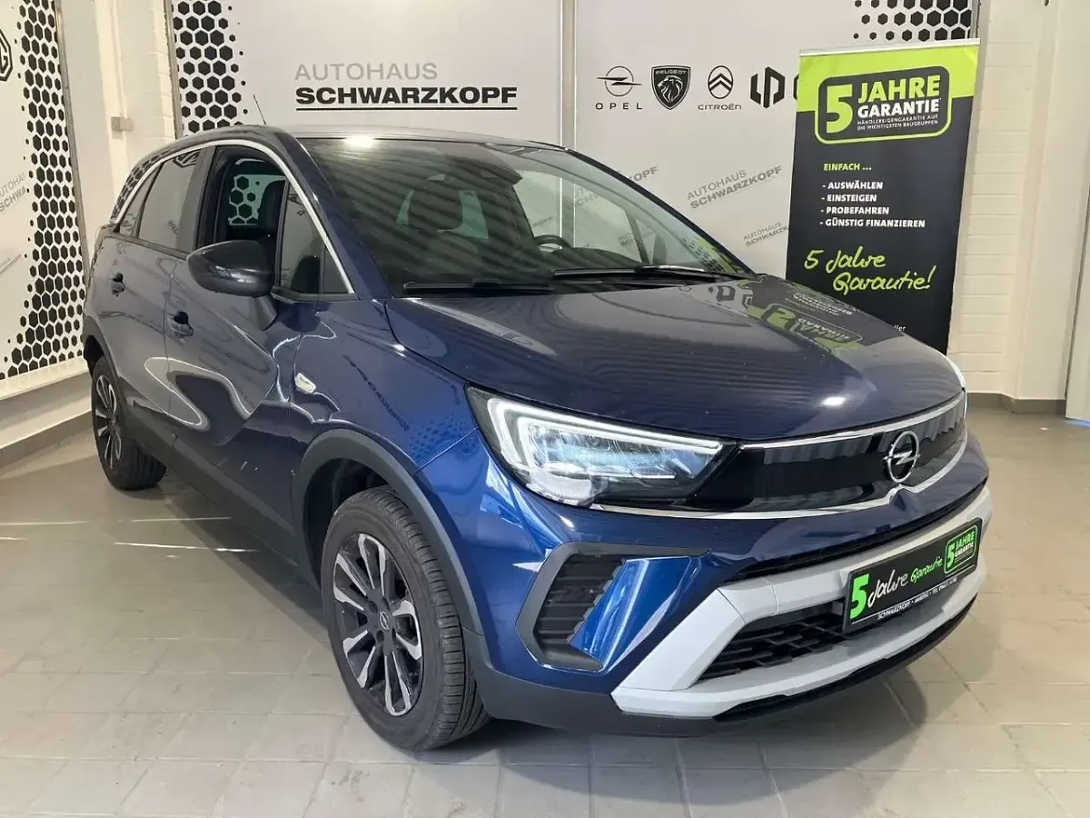 Gebraucht Opel Crossland Elegance 110 PS (80 kW) 2023 Nautic blau SUV