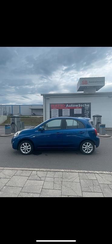 Gebraucht Nissan Micra 80 PS (58 kW) 2016 Blau Kleinwagen