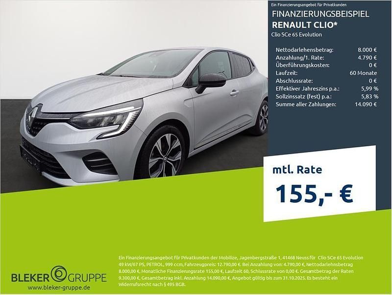 Platin grau metallic Gebraucht 2022 Renault Clio V Evolution Kleinwagen | 12.280 € (Guter Preis) - Bild 1/3