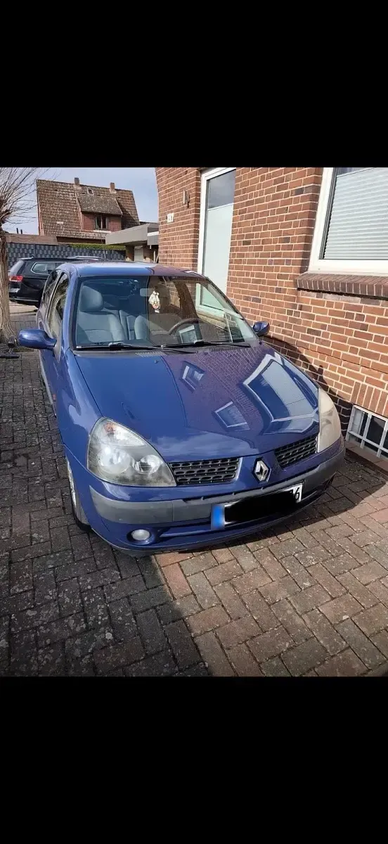 Gebraucht Renault Clio 2002 Blau Kleinwagen