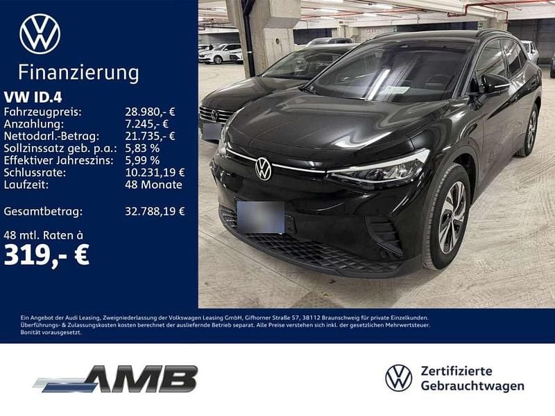 Schwarz Gebraucht 2025 VW ID.4 Pure SUV | 28.980 € (Guter Preis) - Bild 1/3