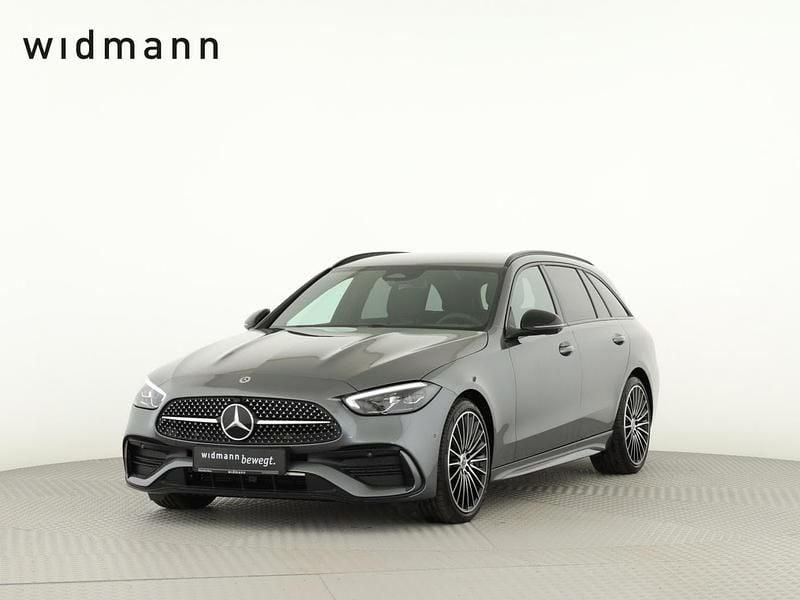 Metalliclack selenitgrau Gebraucht 2025 Mercedes C220 AMG Kombi | 53.850 € - Bild 1/4
