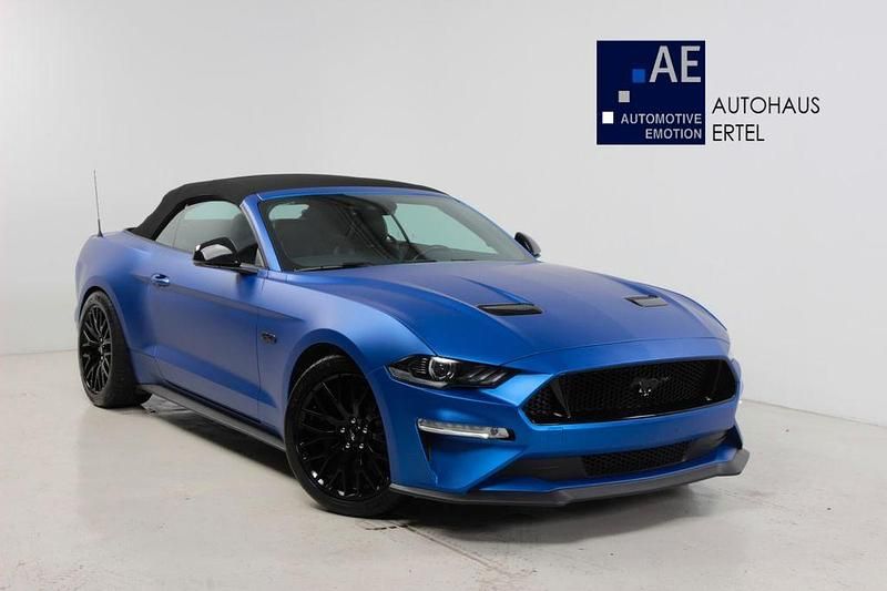 Schwarz Gebraucht 2020 Ford Mustang GT Convertible Cabrio | 39.999 € (Guter Preis) - Bild 1/4