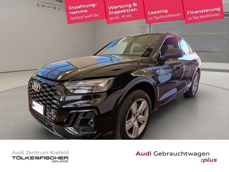 Mythosschwarz (metallic) Gebraucht 2022 Audi Q5 Sportback S-Line SUV | 48.889 € (Fairer Preis) - Bild 1/2