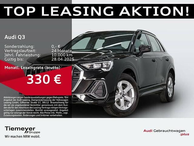 Mythosschwarz metallic Gebraucht 2024 Audi Q3 S-Line SUV | 42.260 € (Fairer Preis) - Bild 1/2