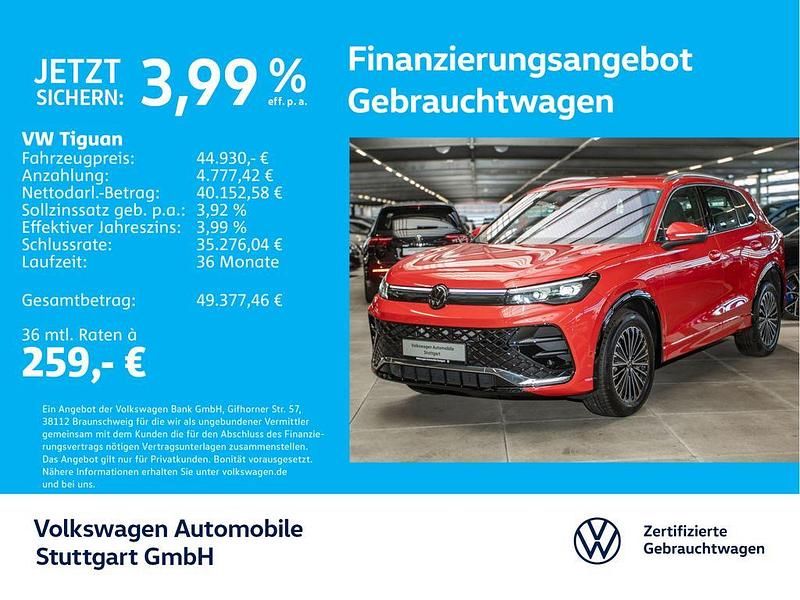 Rot Gebraucht 2024 VW Tiguan R-line SUV | 44.930 € (Guter Preis) - Bild 1/4