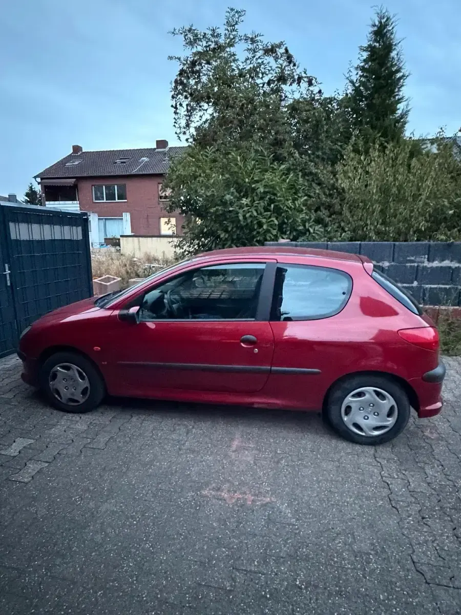 Gebraucht Peugeot 206 60 PS (44 kW) 1999 Rot Kleinwagen