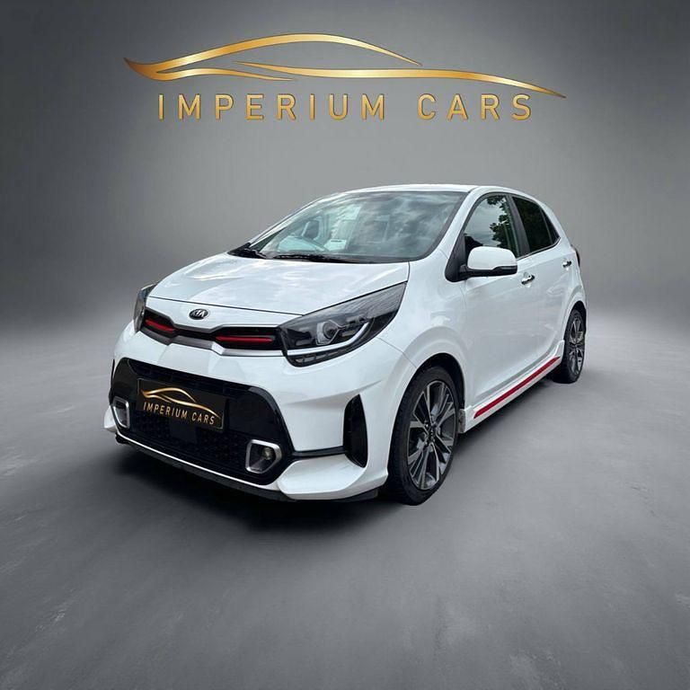 Weiß Gebraucht 2021 Kia Picanto GT-Line Kleinwagen | 15.900 € (Etwas zu teuer) - Bild 1/4