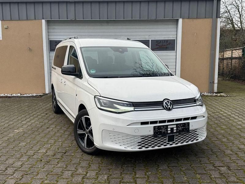 Gebraucht VW Caddy Maxi Style 122 PS (89 kW) 2021 Weiß Van / Kleinbus