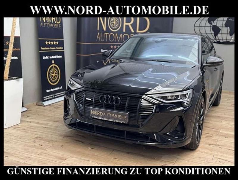 Mythosschwarz metall (metallic) Gebraucht 2021 Audi e-tron S-Line SUV | 31.890 € (Guter Preis) - Bild 1/3
