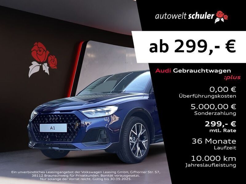Navarrablau metallic Gebraucht 2025 Audi A1 S-Line Kleinwagen | 31.850 € (Etwas zu teuer) - Bild 1/4