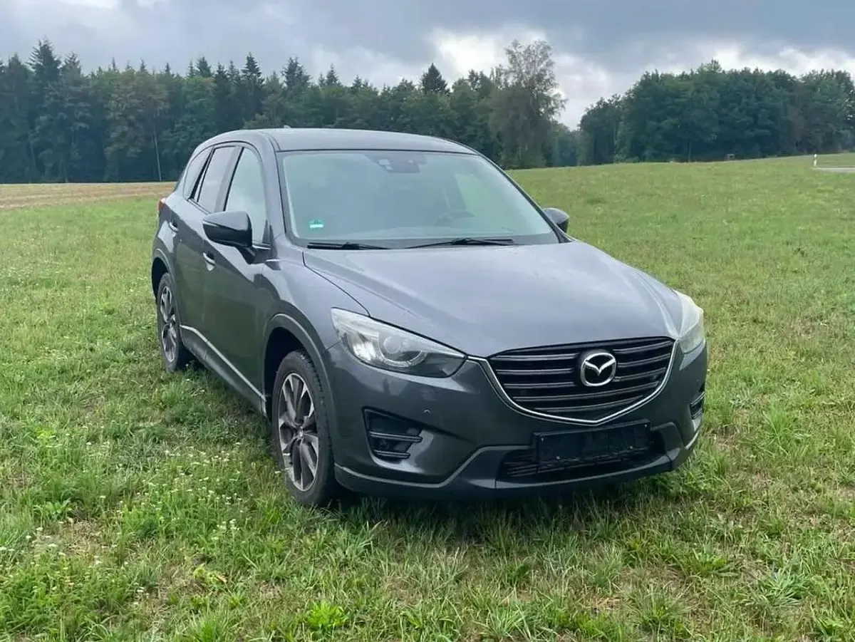Gebraucht Mazda CX-5 Exclusive-Line 150 PS (110 kW) 2016 Grau SUV
