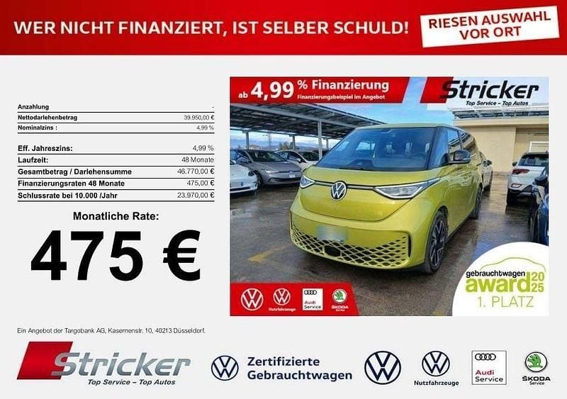 Gebraucht VW ID. Buzz Pro 150 kW (204 PS) 2023 Gelb Van / Kleinbus