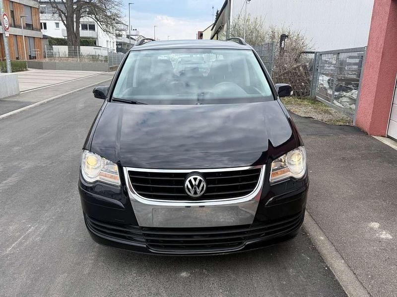 Gebraucht VW Touran Trendline 140 PS (102 kW) 2007 Schwarz Van / Kleinbus