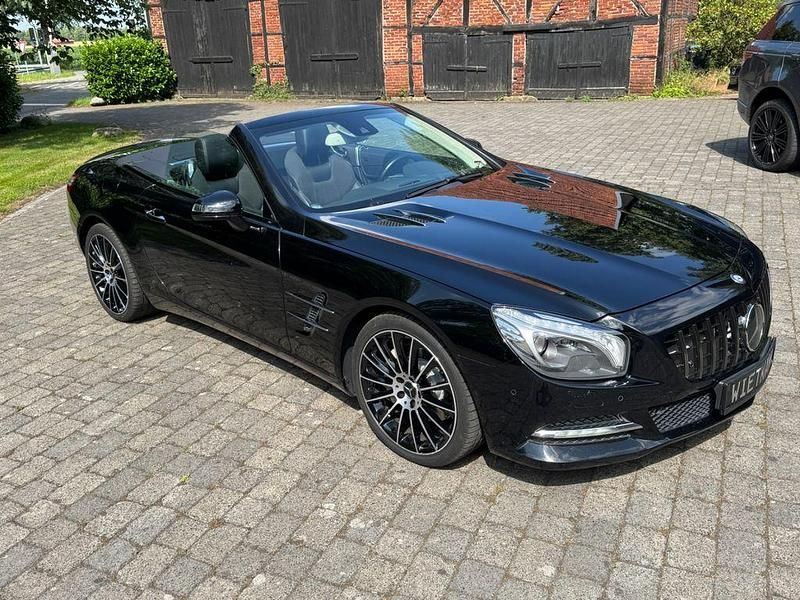 Schwarz Gebraucht 2012 Mercedes SL350 AMG Cabrio | 29.980 € (Superpreis) - Bild 1/4