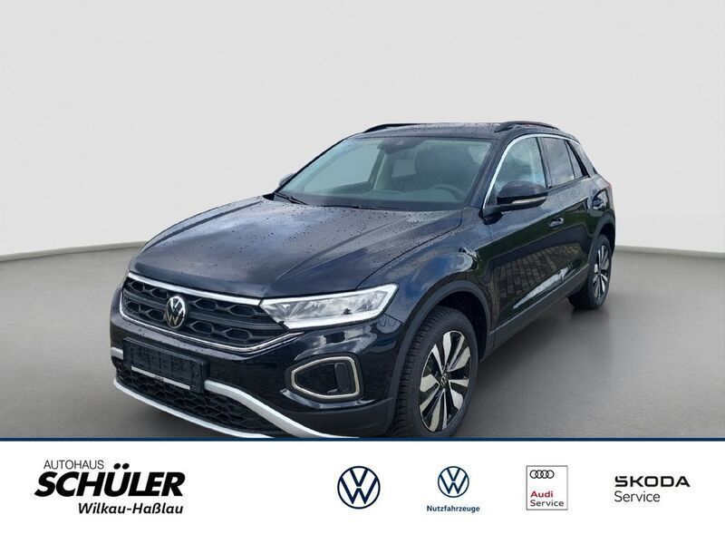 Schwarz (deep black perleffekt) Gebraucht 2024 VW T-Roc Move SUV | 29.845 € (Fairer Preis) - Bild 1/4