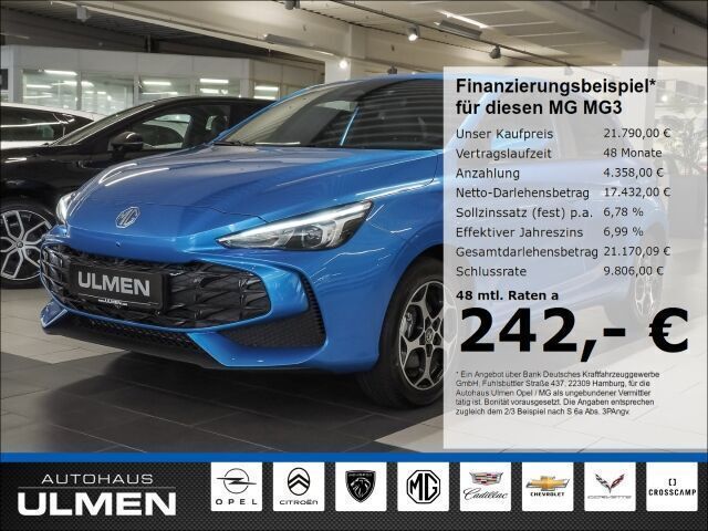 Rot Neu 2025 MG MG3 Luxury Kleinwagen | 21.790 € (Fairer Preis) - Bild 1/4