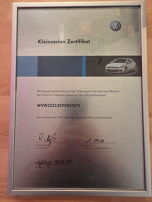Second-hand VW Scirocco Edition 200 CP (147 kW) 2009 Alb Coupe