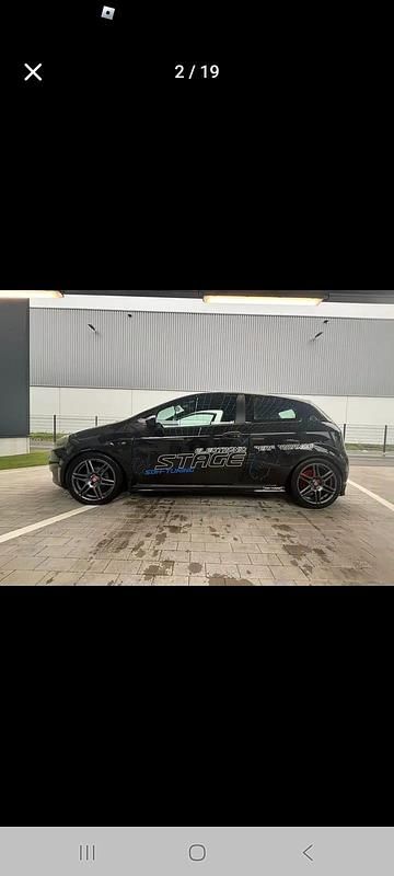 Gebraucht Fiat Punto 95 PS (69 kW) 2008 Schwarz Kleinwagen