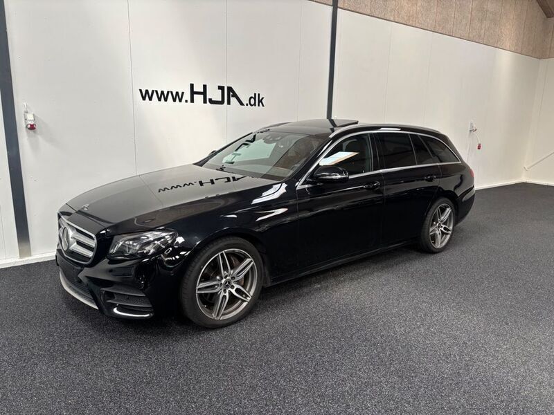 Schwarz Gebraucht 2017 Mercedes E220 AMG Limousine | 17.500 € (Fairer Preis) - Bild 1/4