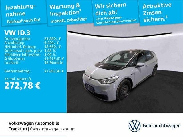 Grau Gebraucht 2023 VW ID.3 Pro Performance Kleinwagen | 24.880 € (Guter Preis) - Bild 1/4
