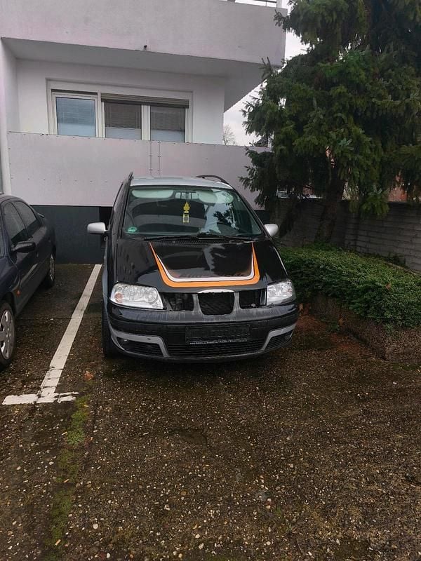 Gebraucht Seat Alhambra 116 PS (85 kW) 2002 Schwarz Van / Kleinbus