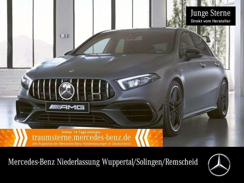 Grau Gebraucht 2021 Mercedes A45 AMG Night Limousine | 40.990 € (Fairer Preis) - Bild 1/3