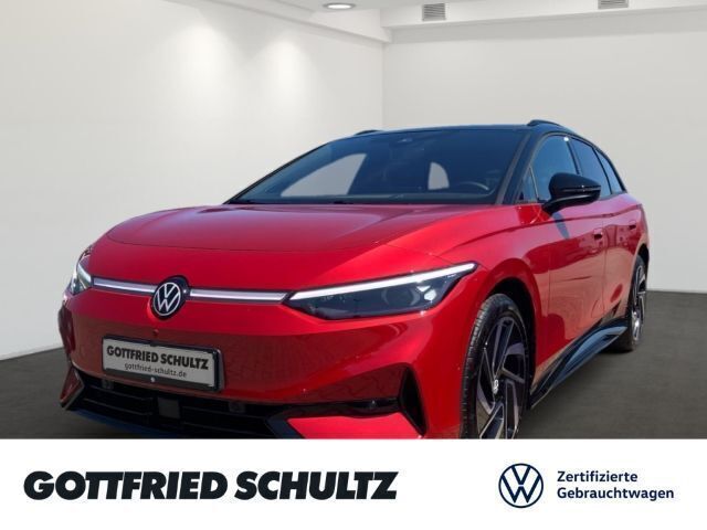 Rot Gebraucht 2024 VW ID.7 IQ Drive Limousine | 59.950 € - Bild 1/3