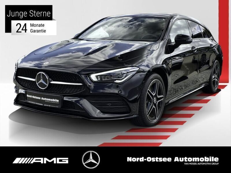 Schwarz Gebraucht 2020 Mercedes CLA250e Shooting Brake AMG Kombi | 30.990 € (Fairer Preis) - Bild 1/4