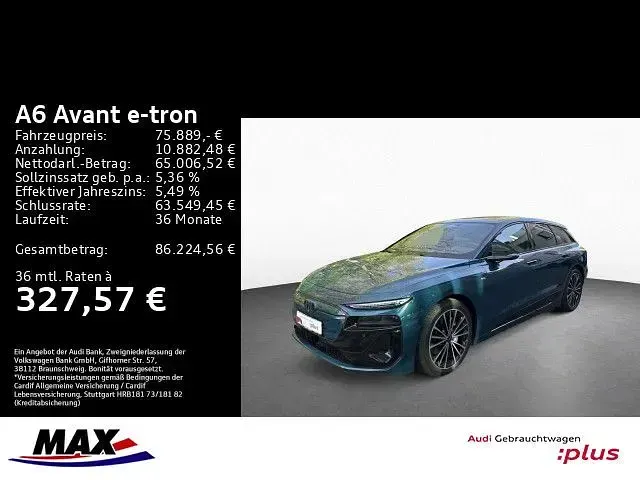 Gebraucht Audi A6 e-tron S-Line 314 kW (428 PS) 2025 Malpeloblau metallic Kombi