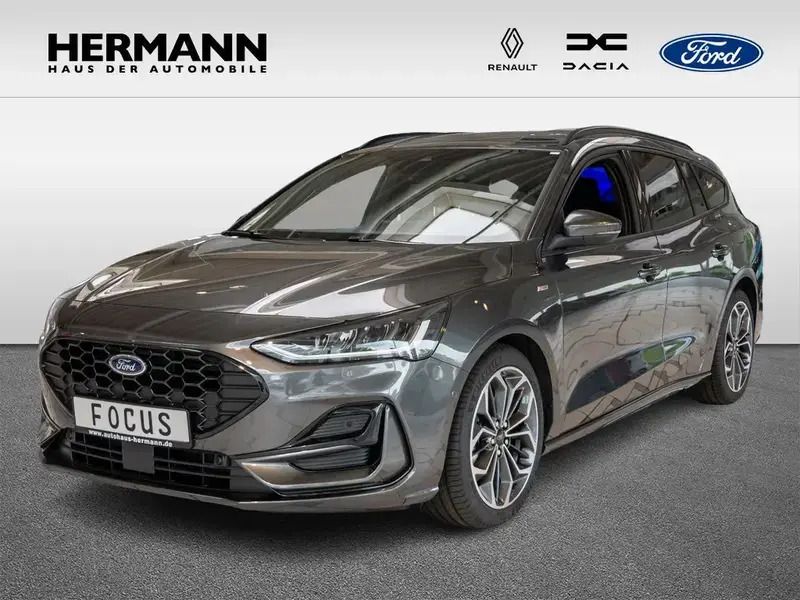 Magneticgrau (metallic) Gebraucht 2024 Ford Focus ST-Line X Kombi | 27.885 € (Fairer Preis) - Bild 1/4
