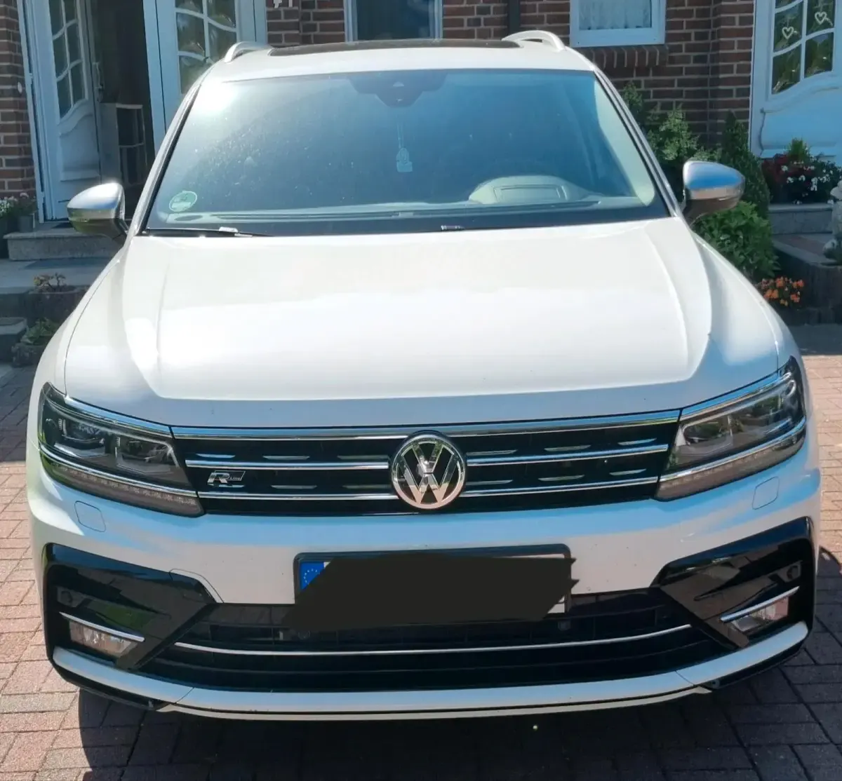 Gebraucht VW Tiguan Allspace Highline 190 PS (139 kW) 2019 Weiß SUV