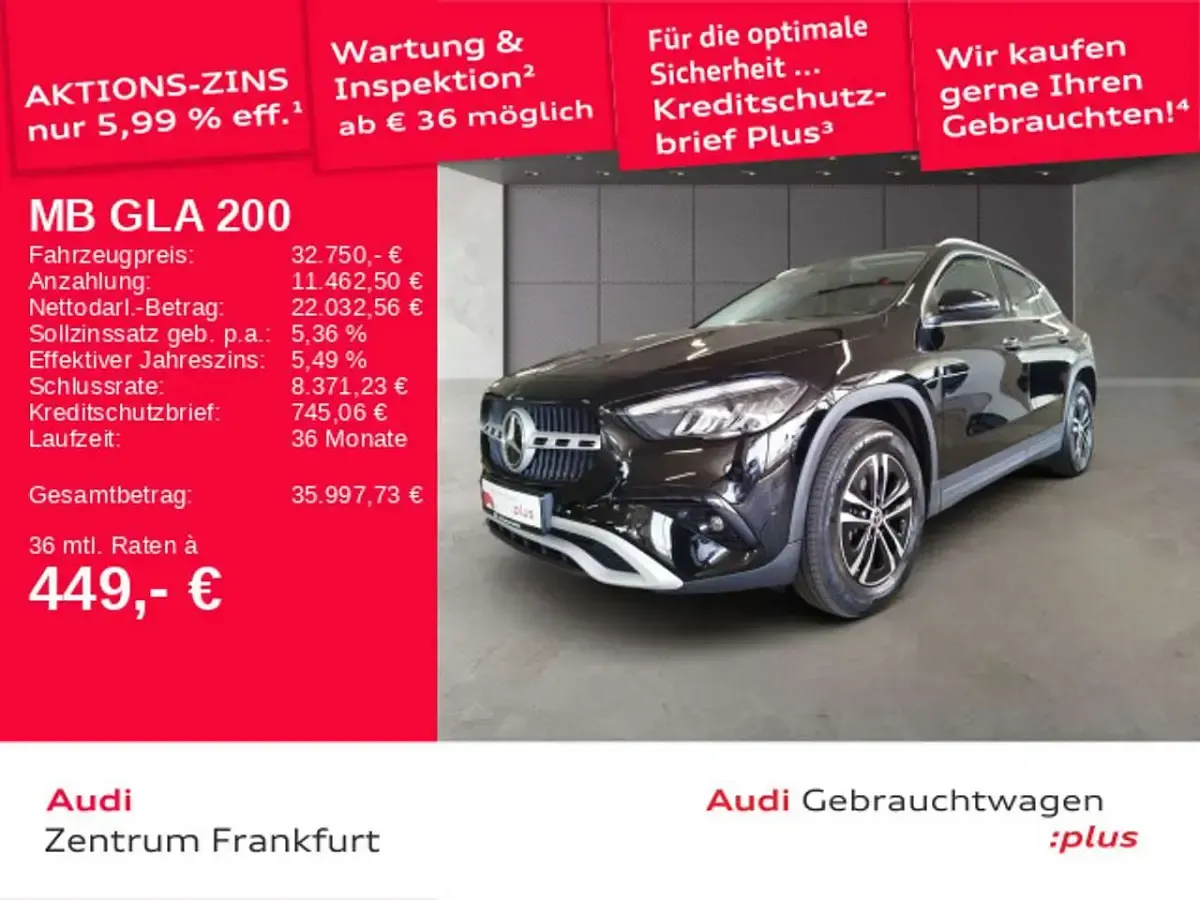 Gebraucht Mercedes GLA200 170 PS (125 kW) 2024 Nachtschwarz SUV