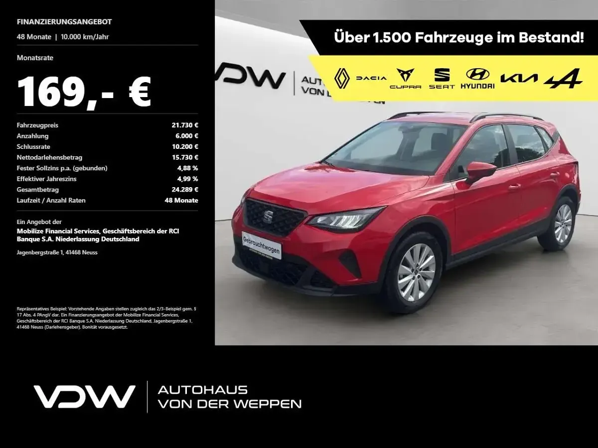 Gebraucht Seat Arona Style 116 PS (85 kW) 2024 SUV