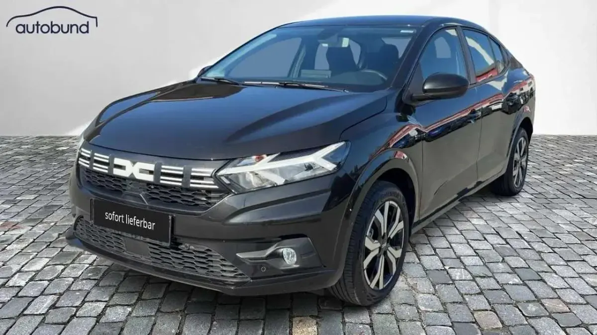 Gebraucht Dacia Logan 91 PS (66 kW) 2024 Schwarz / perlmuttschwarz Limousine