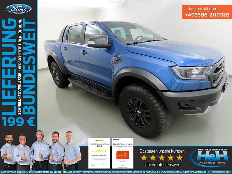 Performanceblau Gebraucht 2021 Ford Ranger Raptor Abholung | 39.939 € (Superpreis) - Bild 1/4