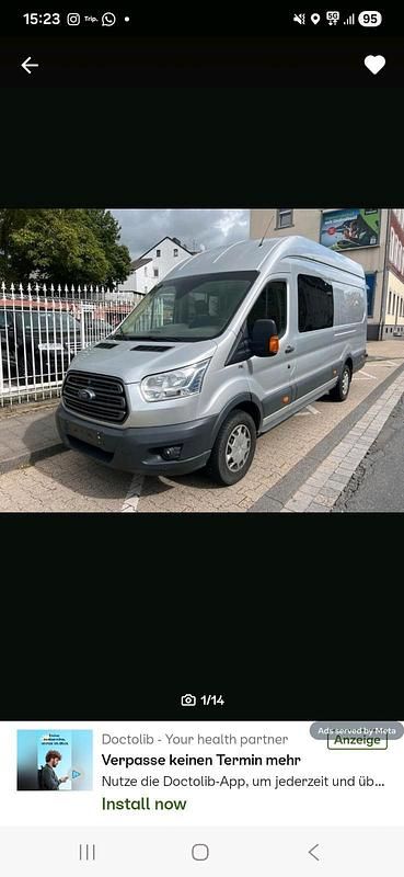 Gebraucht Ford Transit 170 PS (125 kW) 2019 Silber Van / Kleinbus